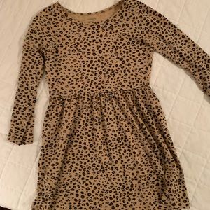 Girls leopard print dress
